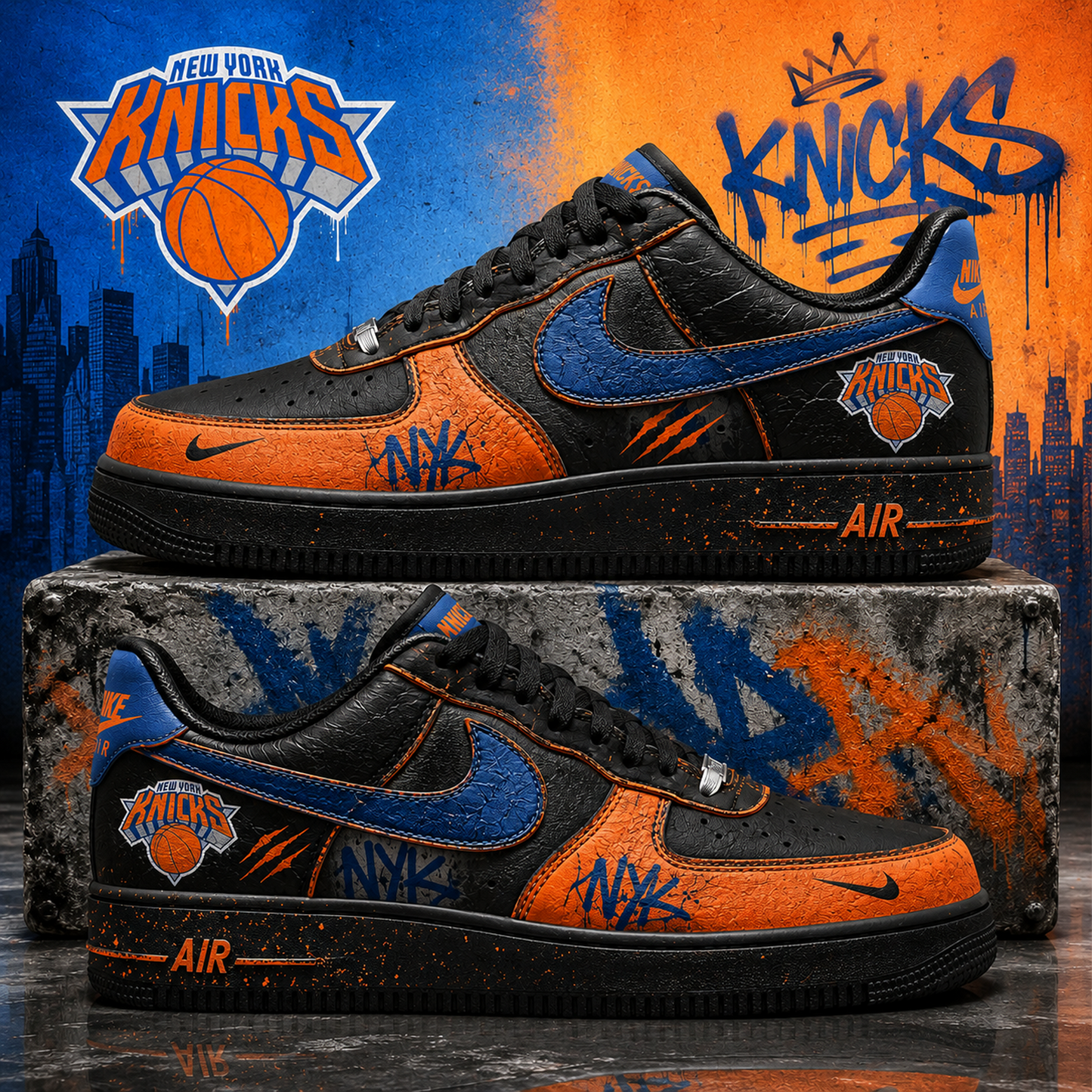 NYK x NBA Champions 2026 Shoes 3D V2 DATND TANTD