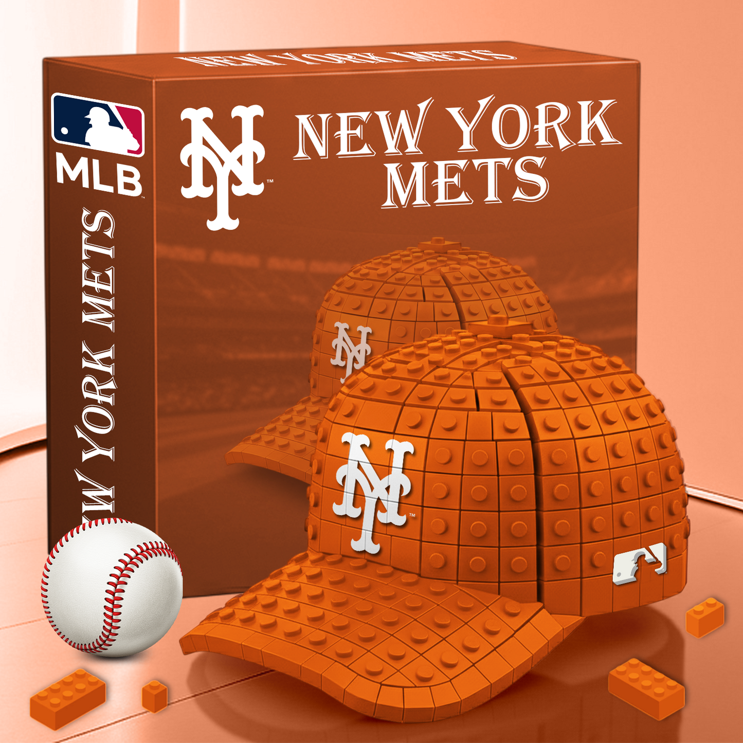 MLB 3D Baseball Cap Block Set V1 NAK PTTD