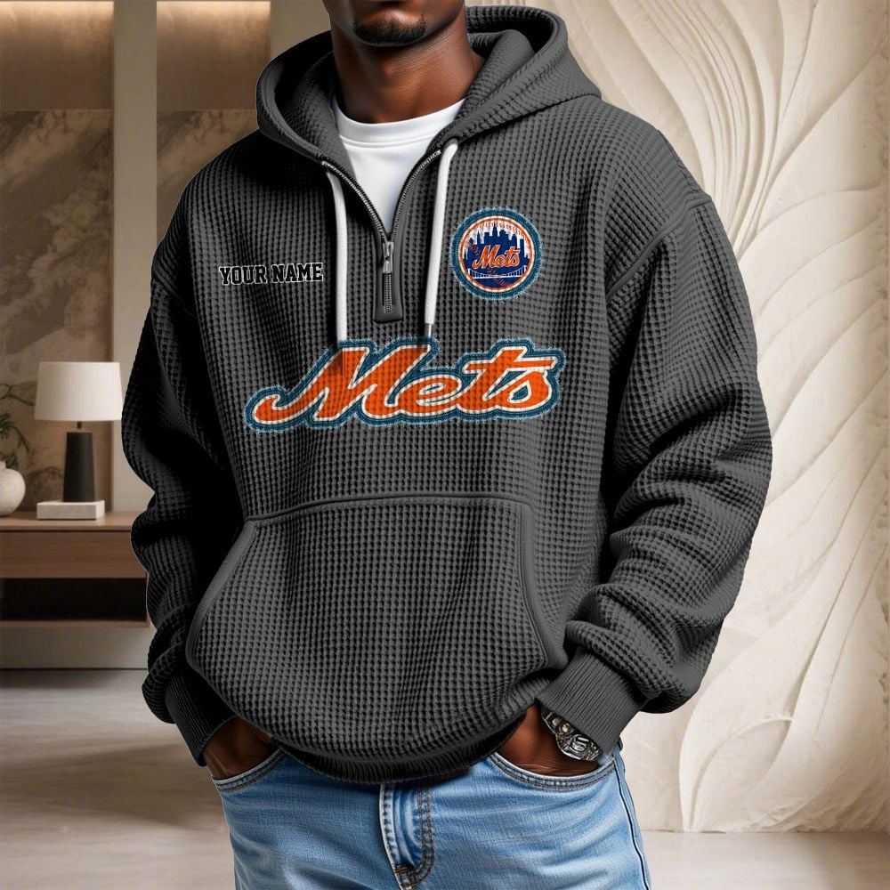 NYM x MLB Waffle Hoodie DATND TANTD