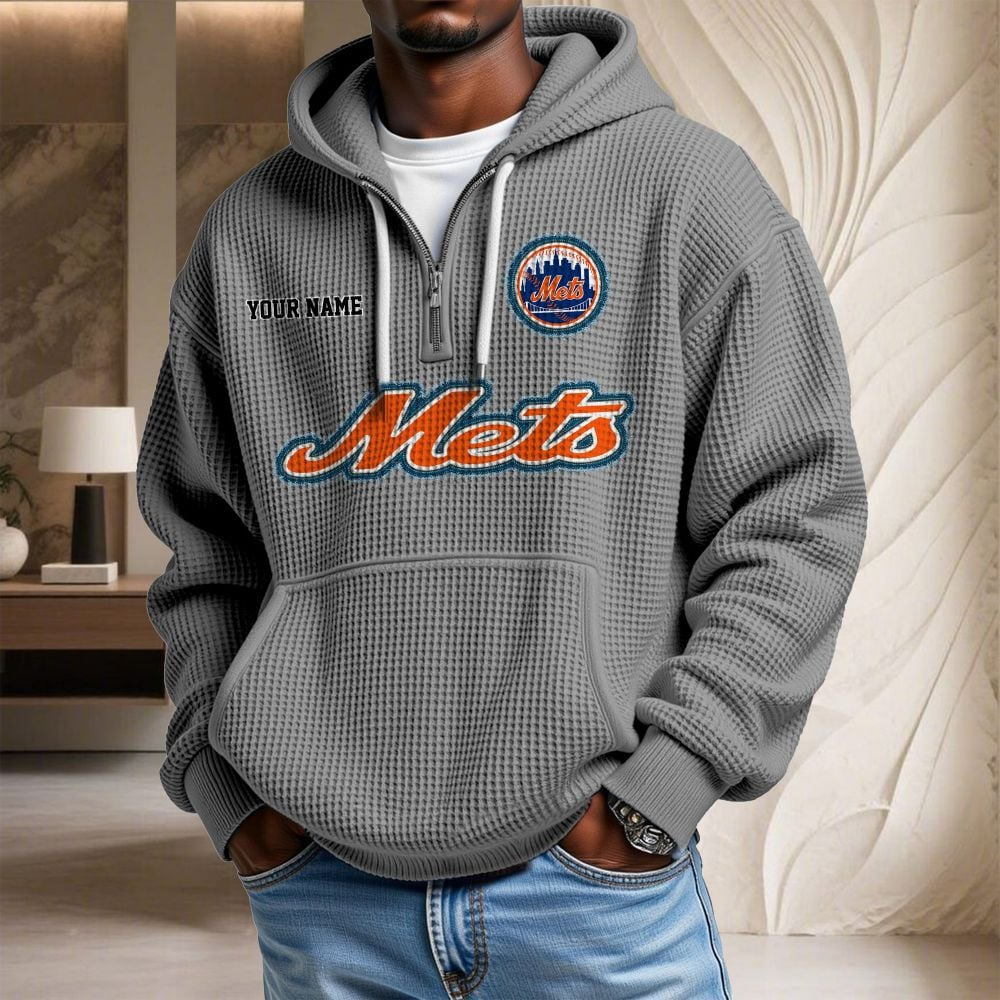 NYM x MLB Waffle Hoodie DATND TANTD