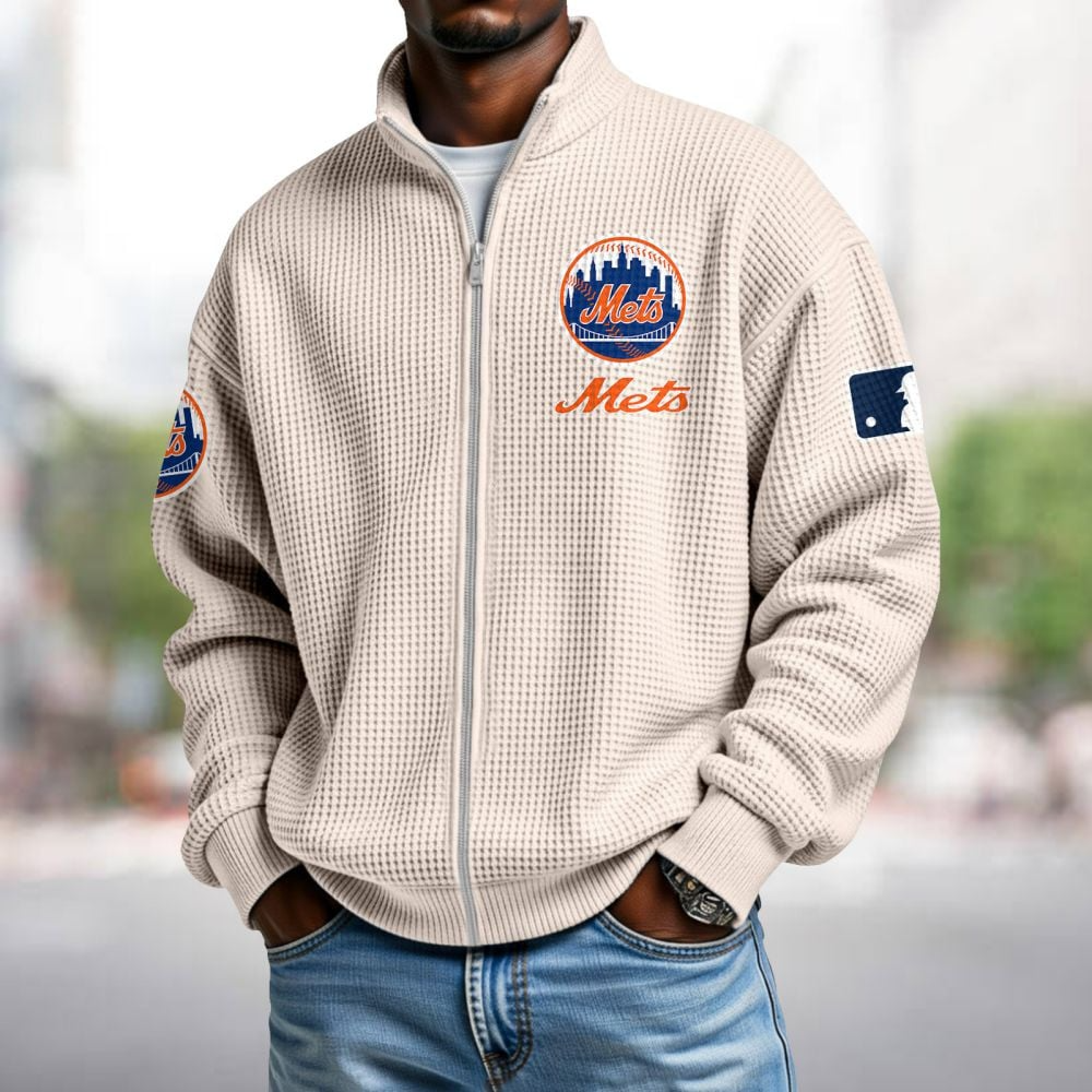NYM x MLB Waffle Zip-Up Sweatshirt DatND DVT