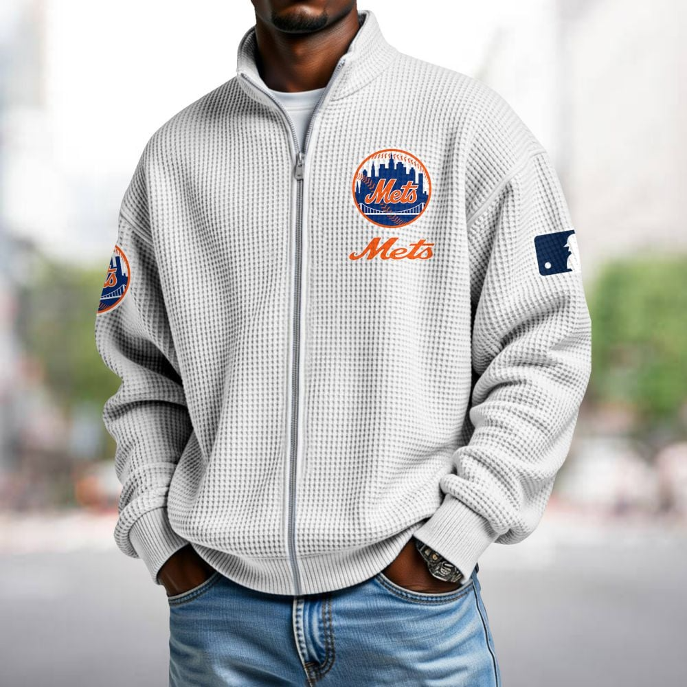 NYM x MLB Waffle Zip-Up Sweatshirt DatND DVT