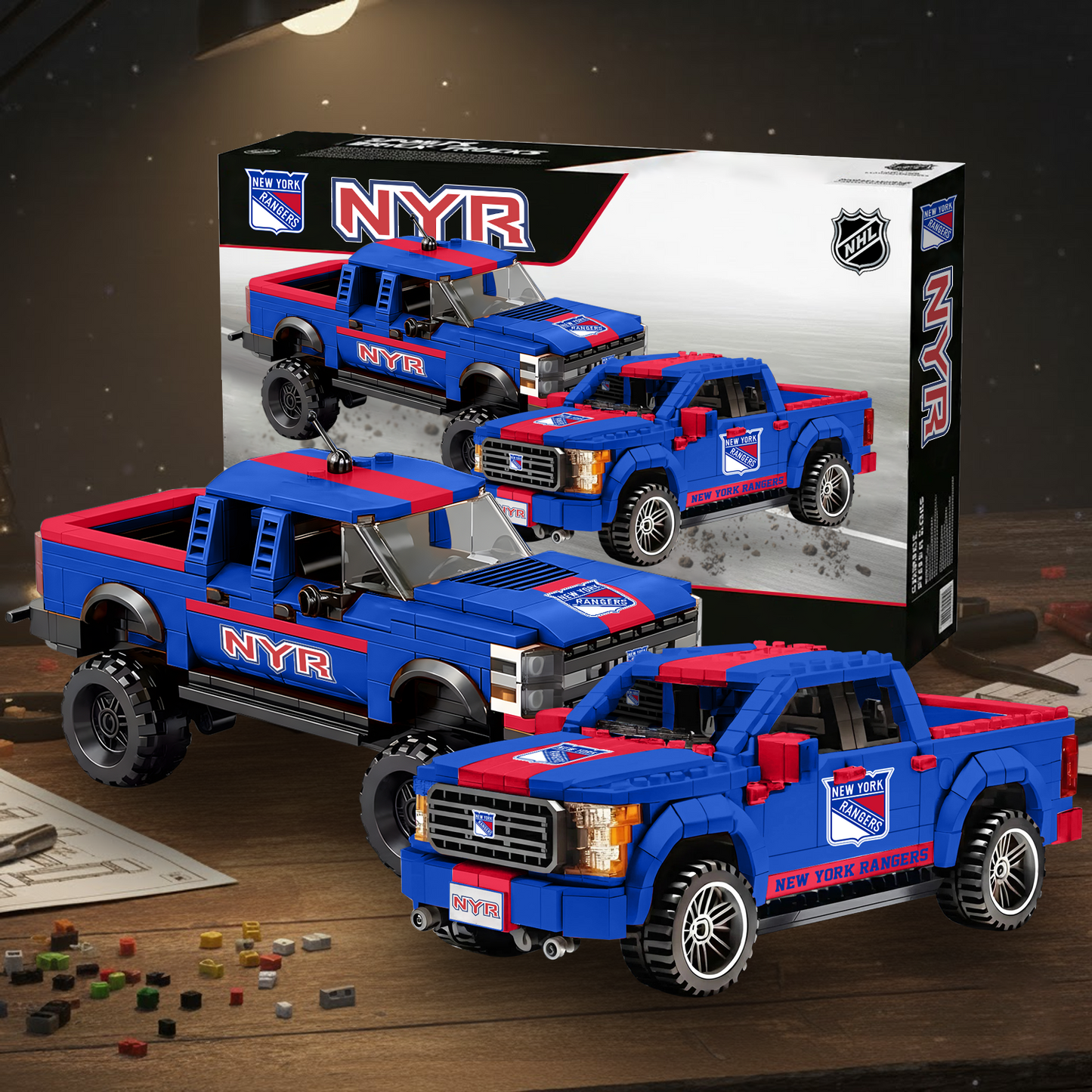 NHL Raptor Pickup Truck and Hockey Racing Trucks V1 NAK NHT