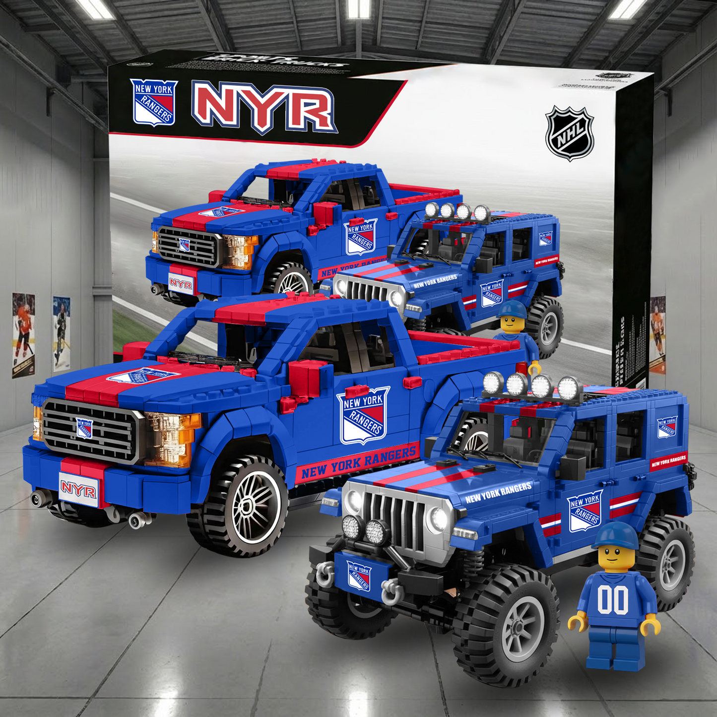 NHL Team Off-Road Vehicles and Hockey Racing Trucks V1 NAK NHT