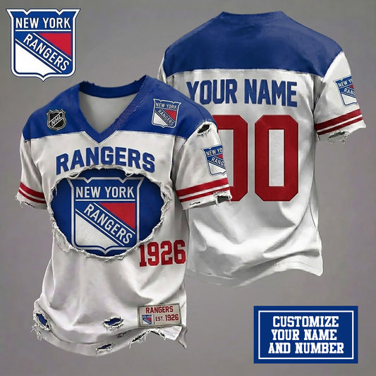 NYR x Customize NHL Luxury Classic T-shirt DDT 010626 TTTZ