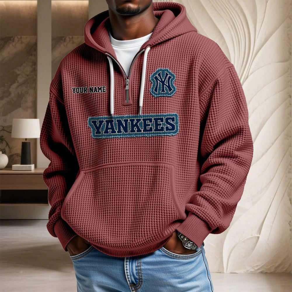 NYY x MLB Waffle Hoodie DATND TANTD