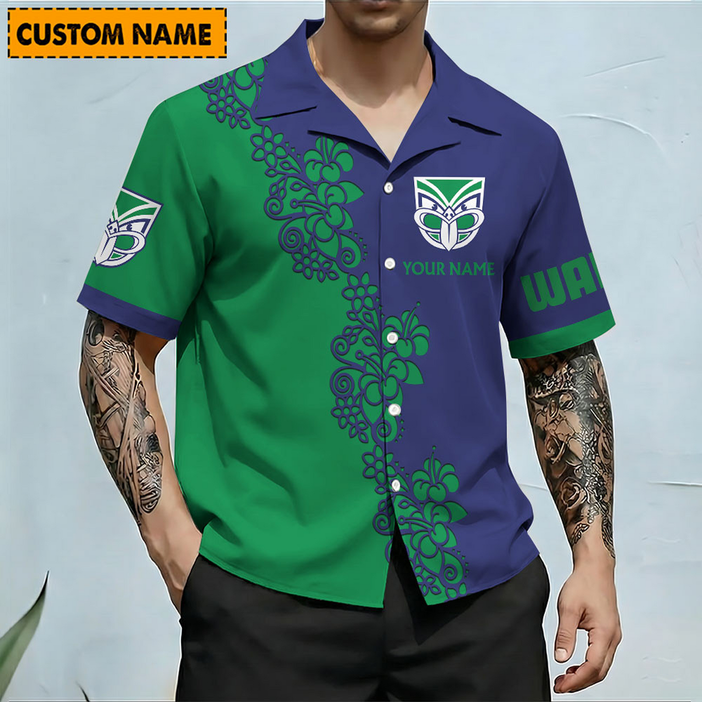 NZW X PREMIUM NRL Hawaiian Shirt Custom Name Limited Edition NDT NHT
