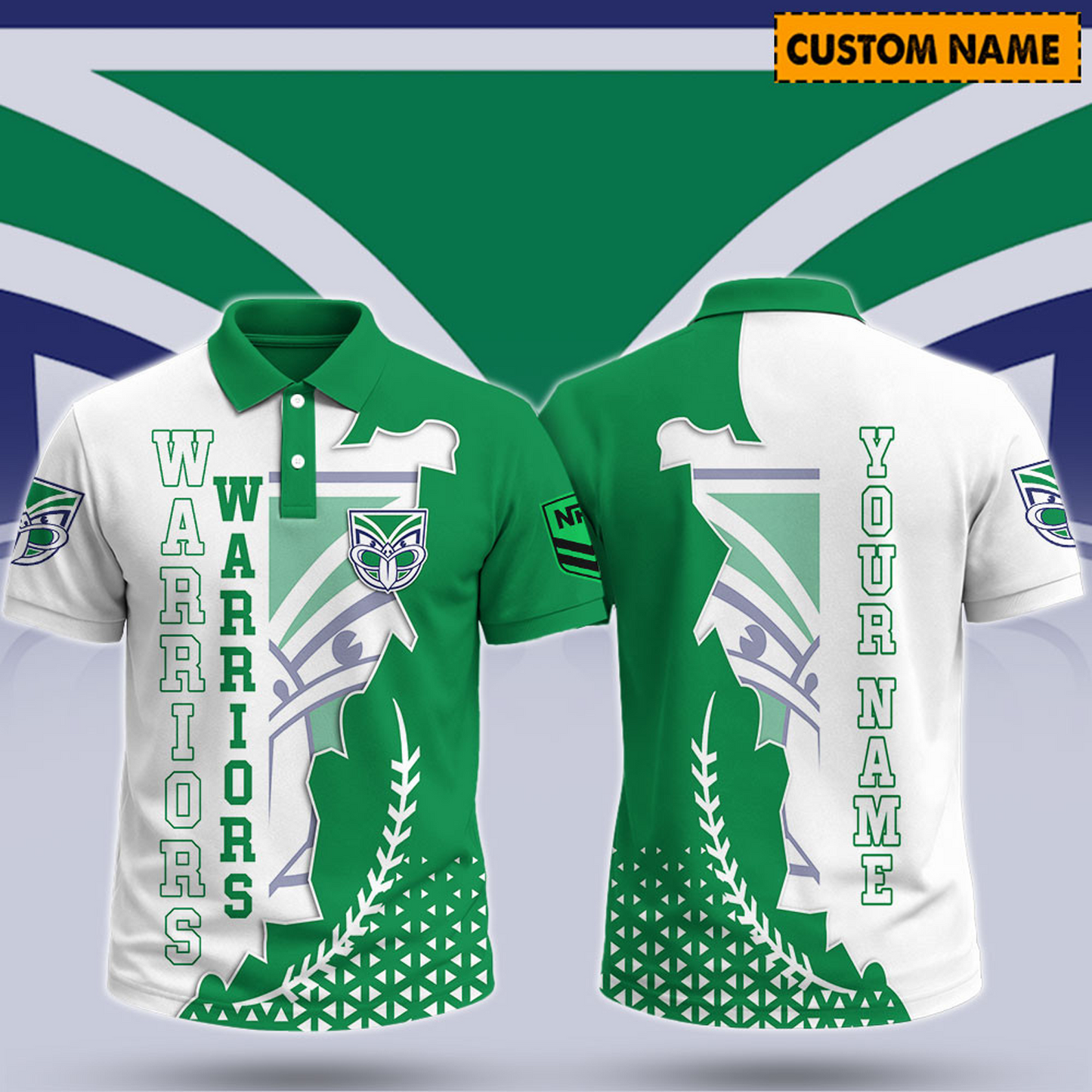 NZW X PREMIUM NRL ROYAL Polo Shirt Custom Name Limited Edition NDT NHT