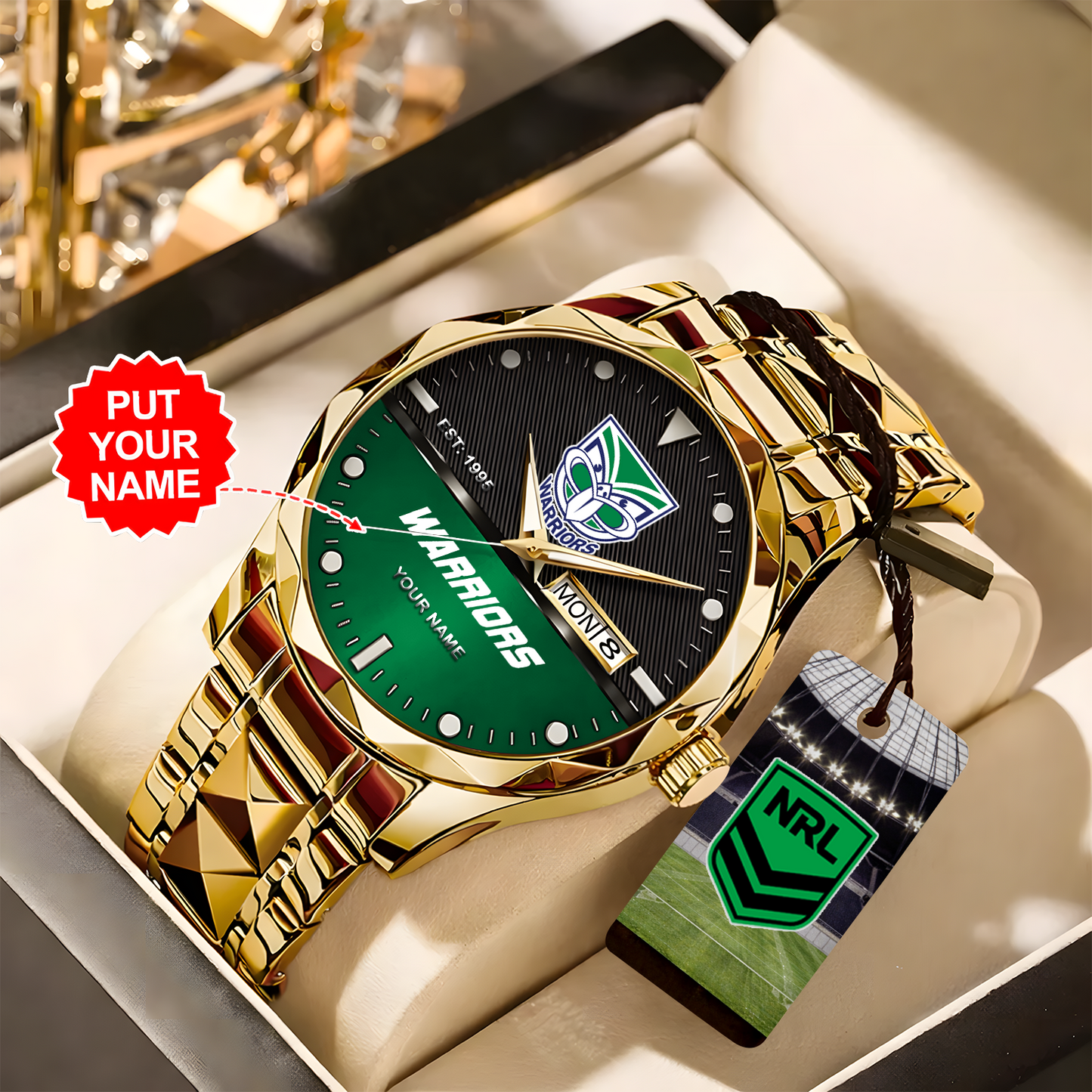 NZW X Premium Nrl Alloy Luxury Quartz Watch Limited Edition NDT NHT