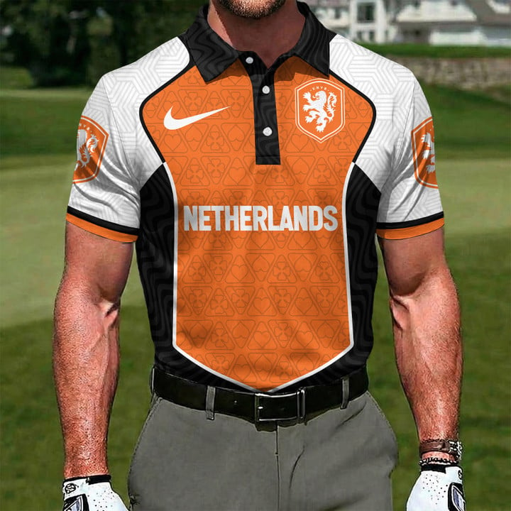 Netherlands x World Cup 2026 Classic Polo Shirt DDT NTL