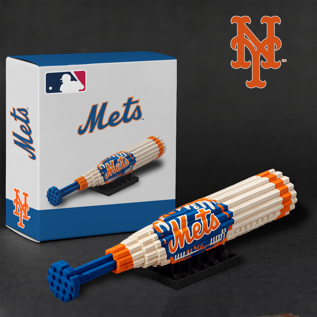 MLB Teams Baseball Bat Building Block Set DDT NTL