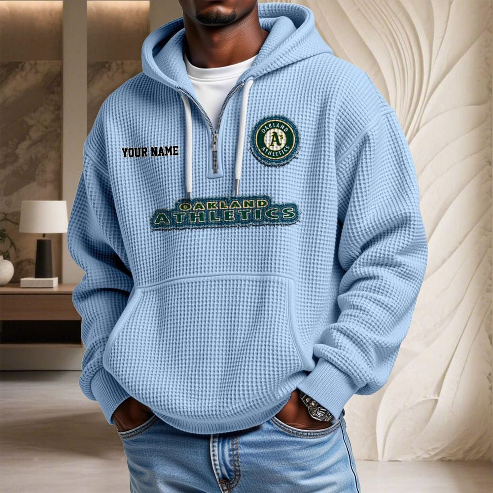 OAK x MLB Waffle Hoodie DATND TANTD