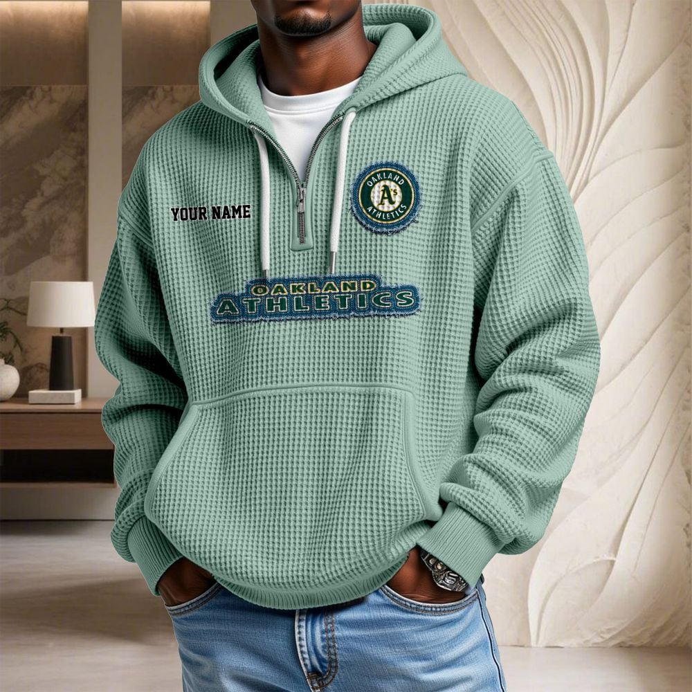 OAK x MLB Waffle Hoodie DATND TANTD