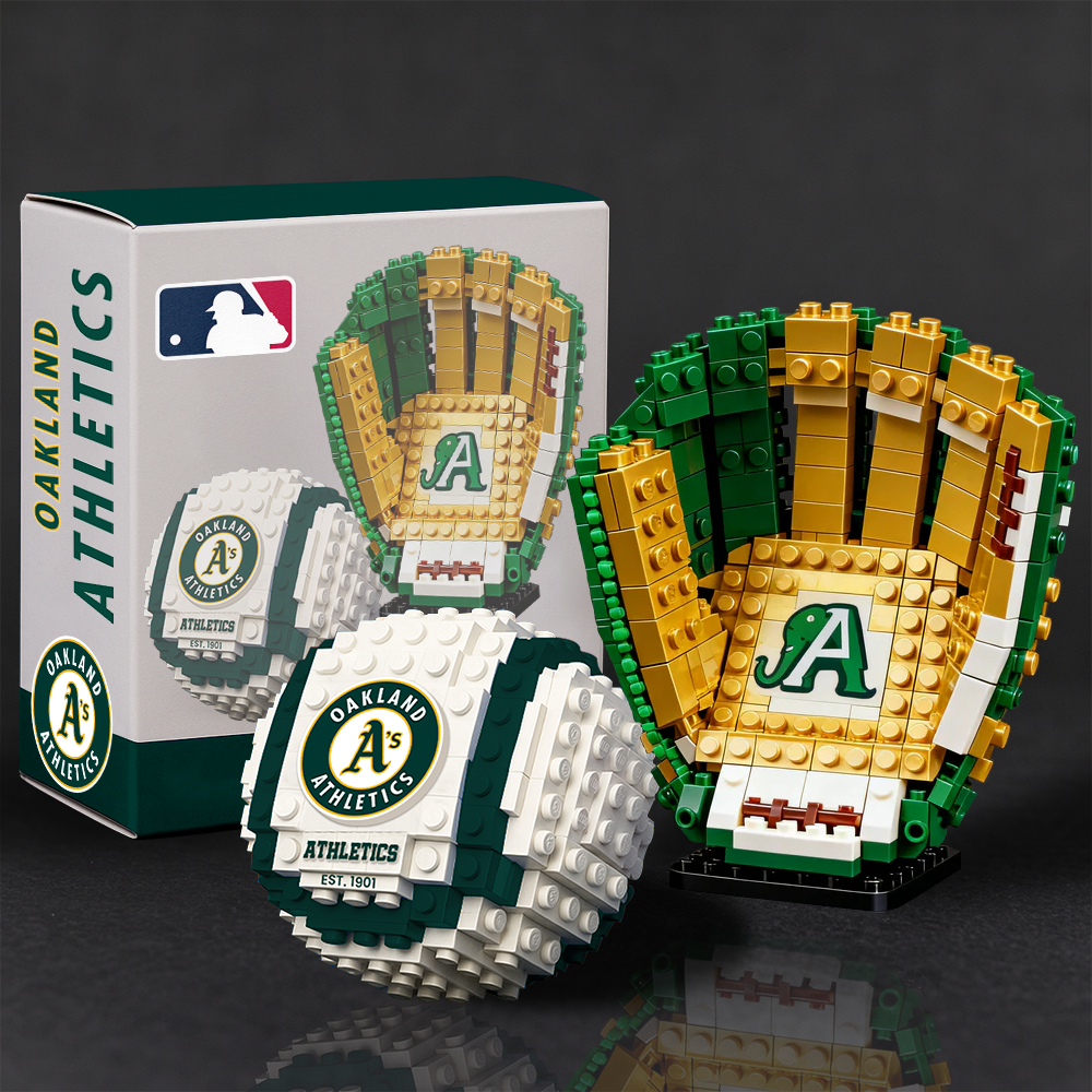 MLB Teams Baseball Glove & Ball Building Block Set NDT TDT 291125