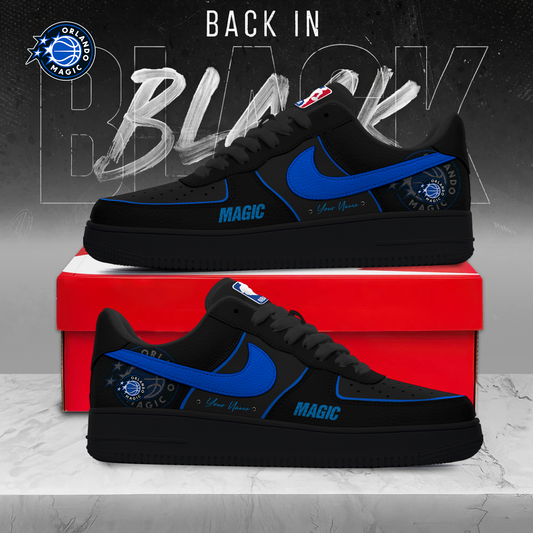 OM x MLB 2025 Back In Black AF1 Sneakers DDT NTL