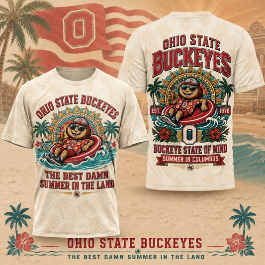 OSB Premium NCAA Summer 3D T-Shirt 100626