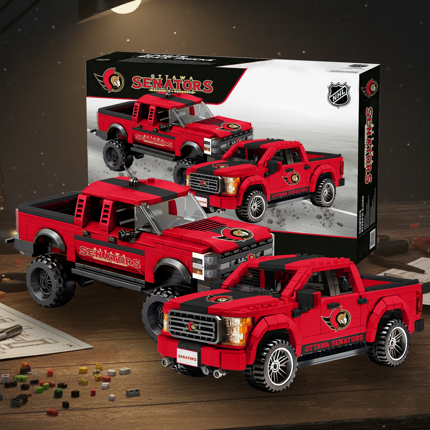 NHL Raptor Pickup Truck and Hockey Racing Trucks V1 NAK NHT