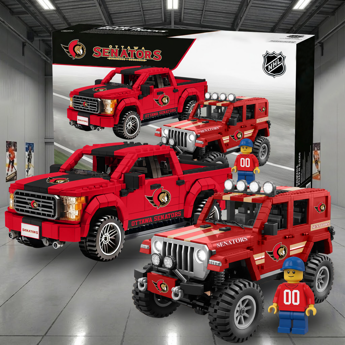 NHL Team Off-Road Vehicles and Hockey Racing Trucks V1 NAK NHT