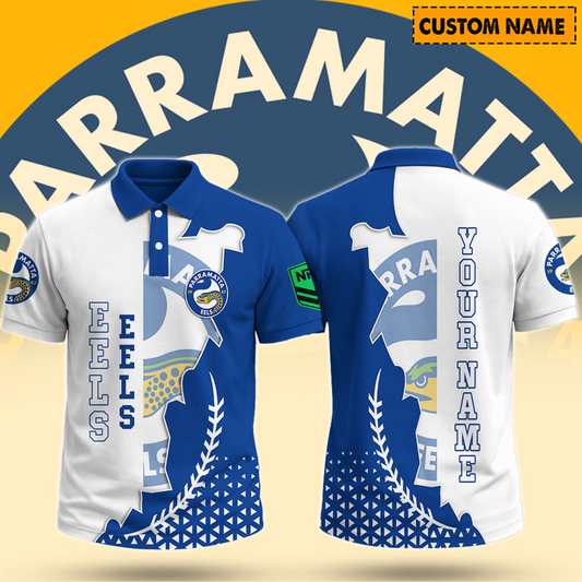 PAR X PREMIUM NRL ROYAL Polo Shirt Custom Name Limited Edition NDT NHT