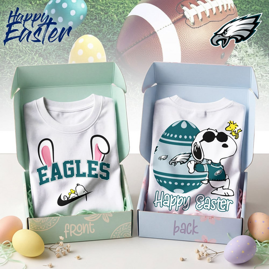 PE Premium NFL Happy Snoopy Easter T-shirt DDT NTL