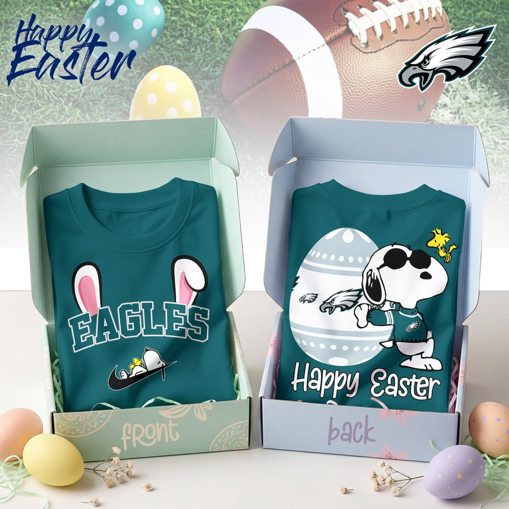 PE Premium NFL Happy Snoopy Easter T-shirt DDT NTL