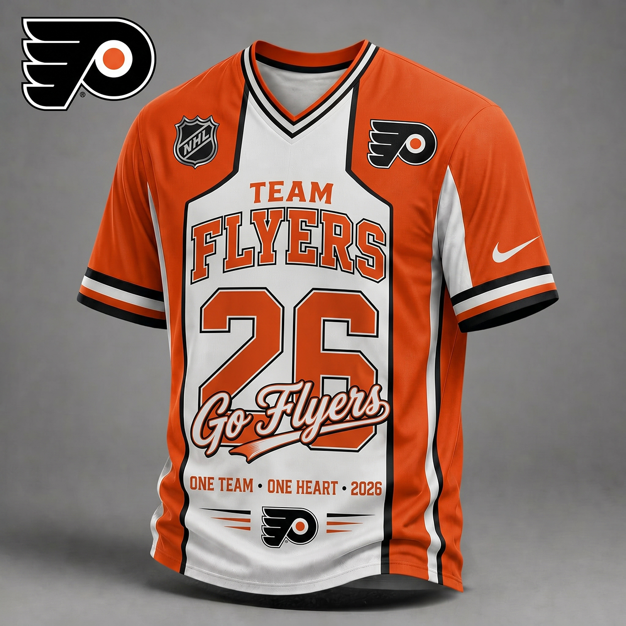 PF Premium NHL Team Pride V-Neck Jersey DDT  010626 HLPHUONG