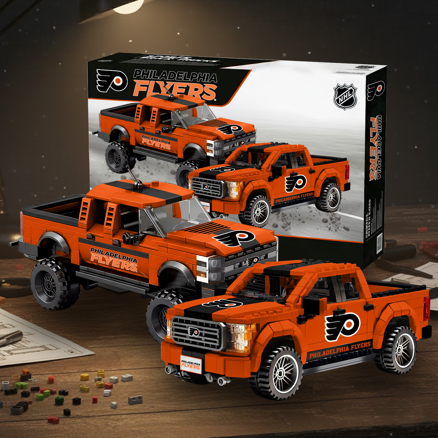 NHL Raptor Pickup Truck and Hockey Racing Trucks V1 NAK NHT