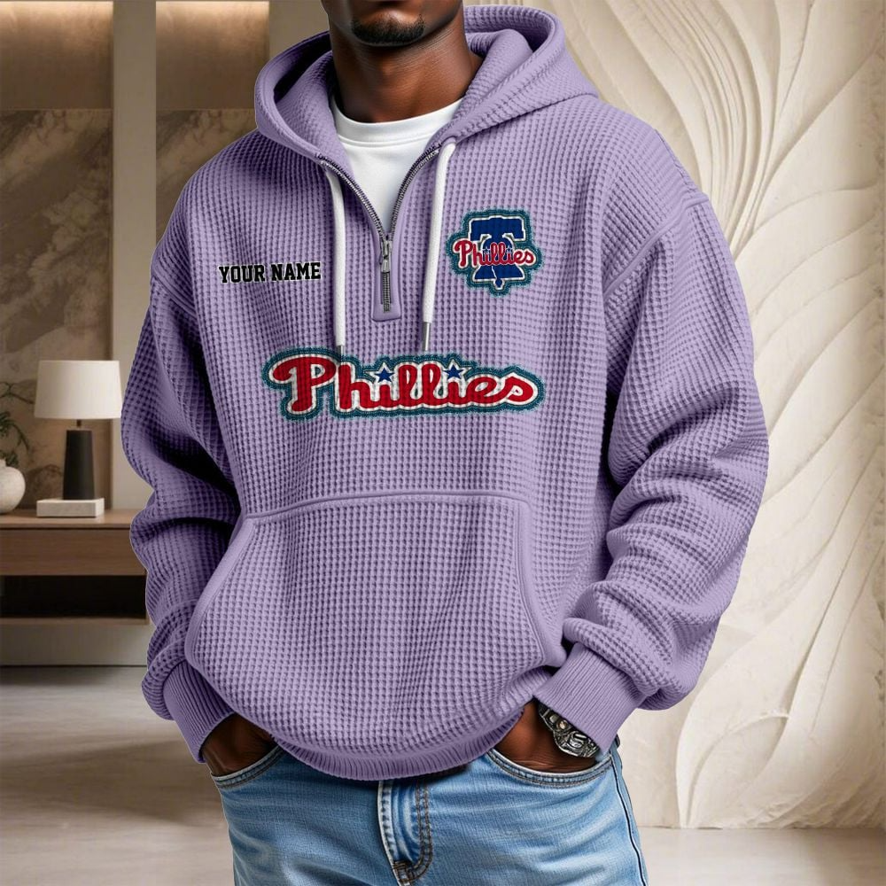 PHI x MLB Waffle Hoodie DATND TANTD