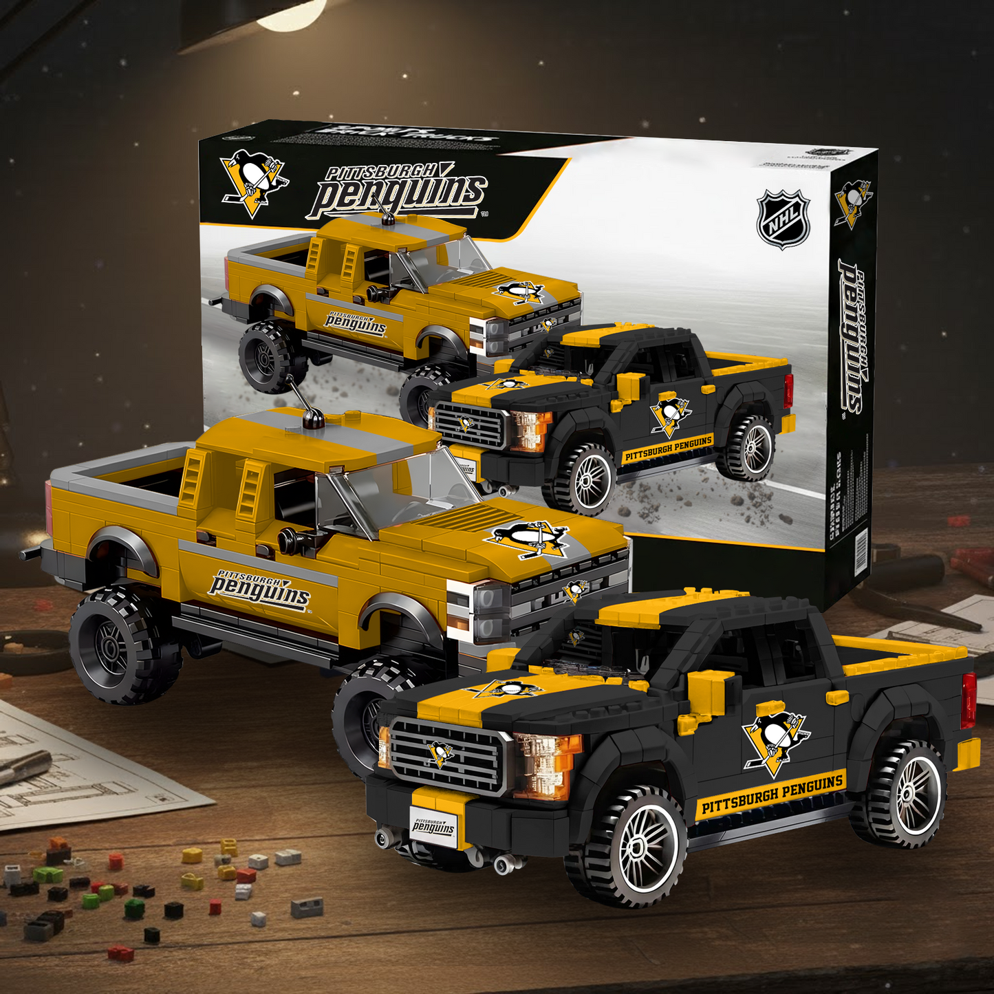 NHL Raptor Pickup Truck and Hockey Racing Trucks V1 NAK NHT