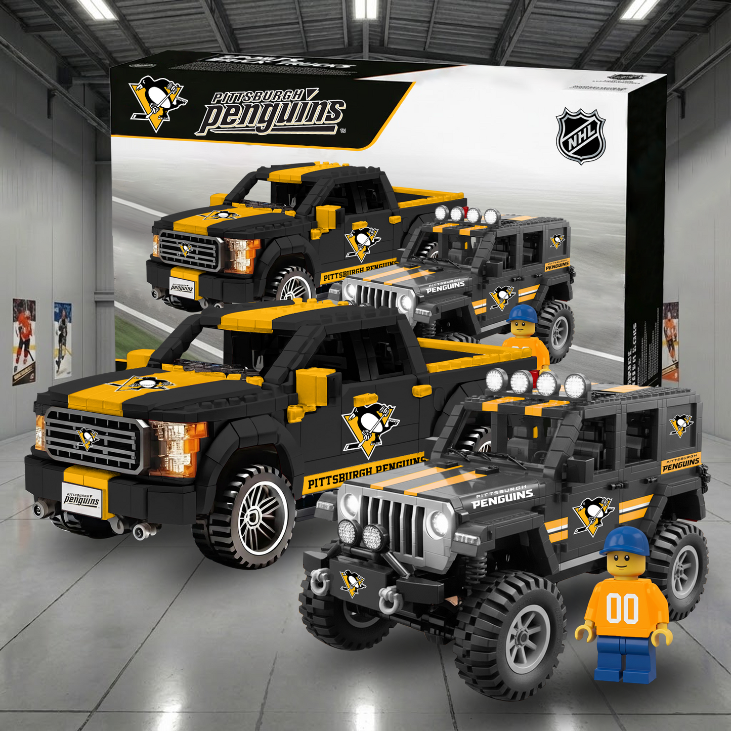 NHL Team Off-Road Vehicles and Hockey Racing Trucks V1 NAK NHT