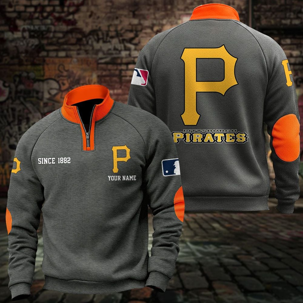 PIT x MLB Sweatshirts Quarter Collared Sweatshirt Pullover DatND DVT
