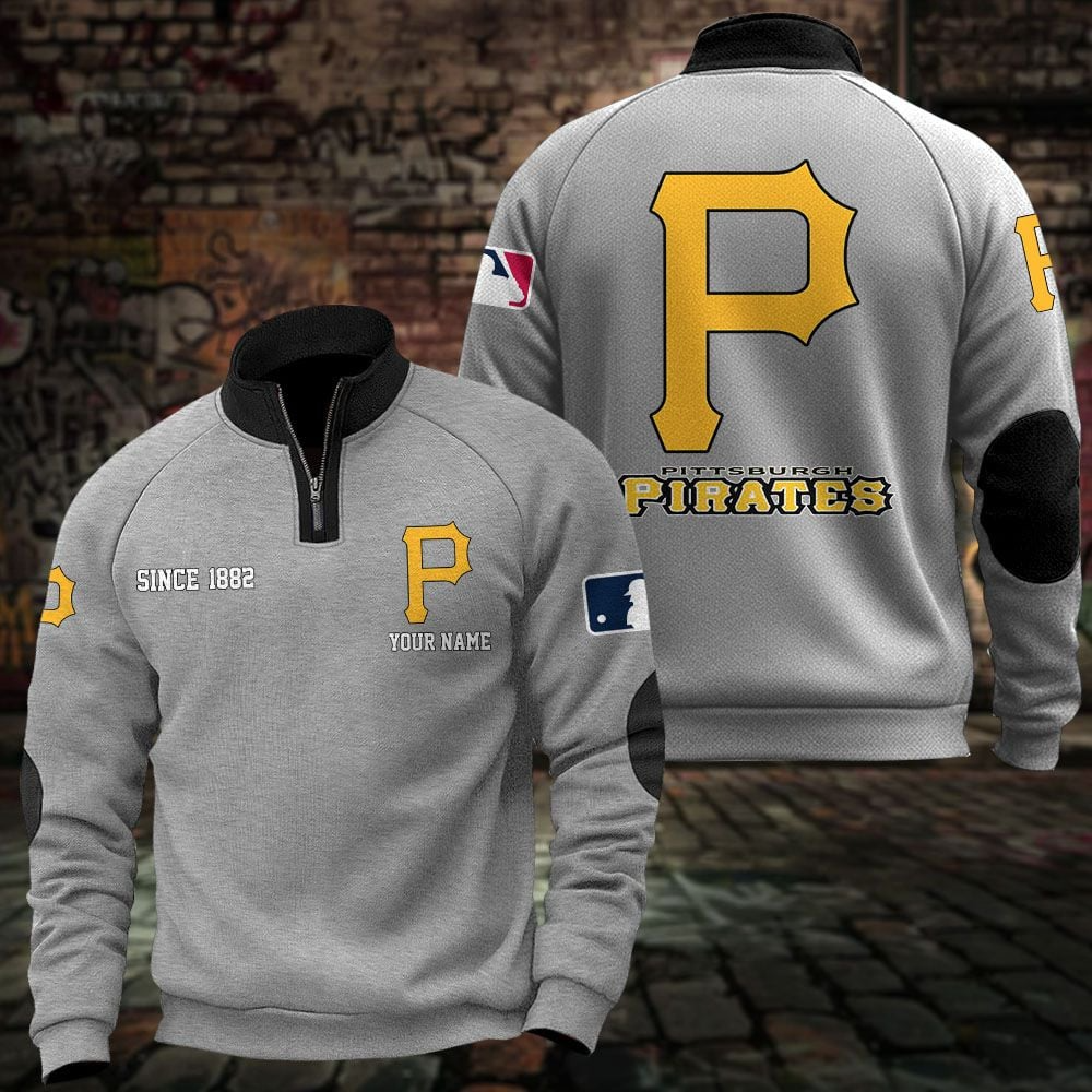 PIT x MLB Sweatshirts Quarter Collared Sweatshirt Pullover DatND DVT