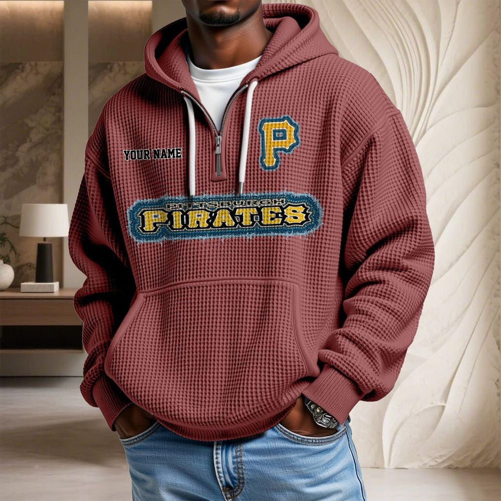 PIT x MLB Waffle Hoodie DATND TANTD