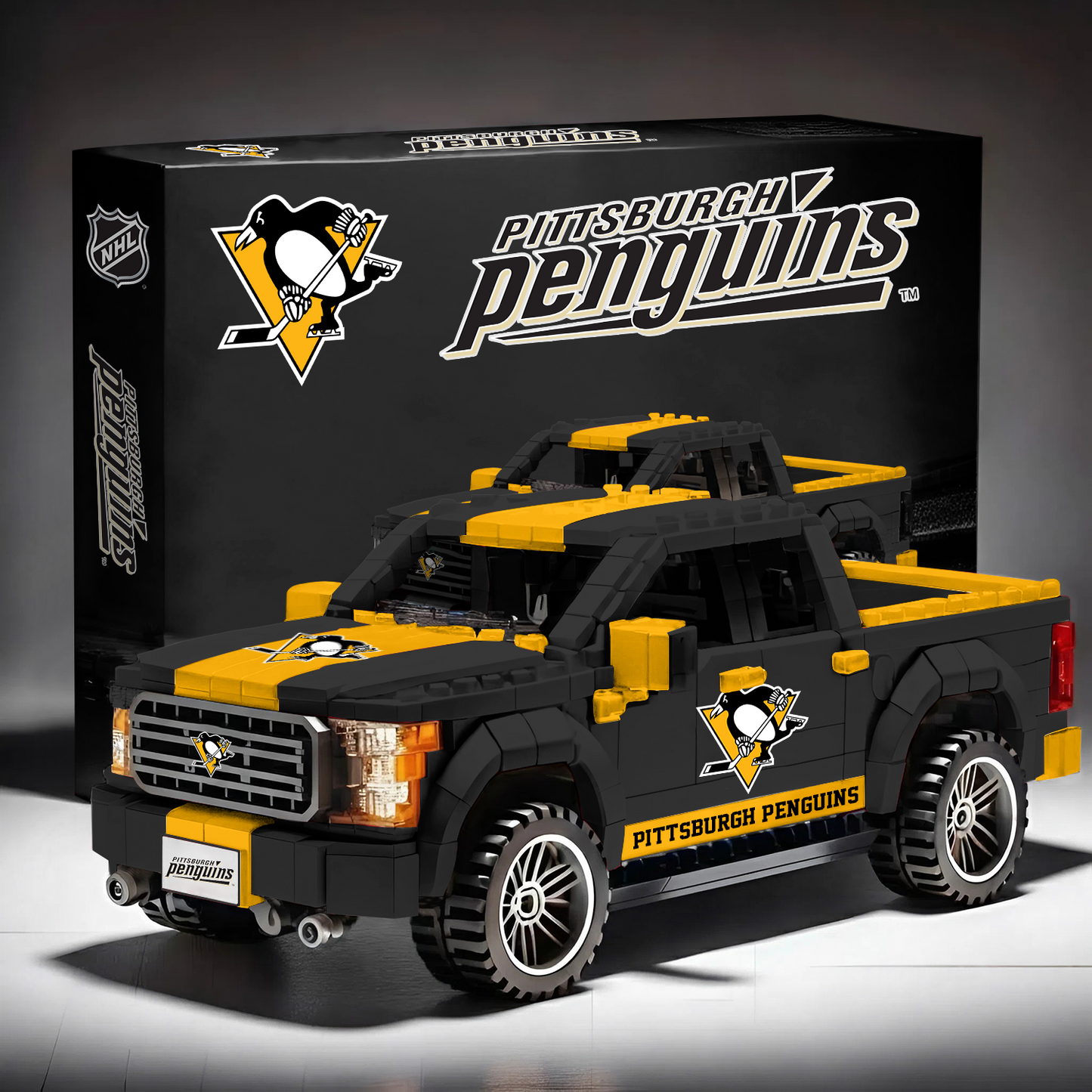 NHL 3D Racing Truck Model Building Block Set V1 NAK NHT