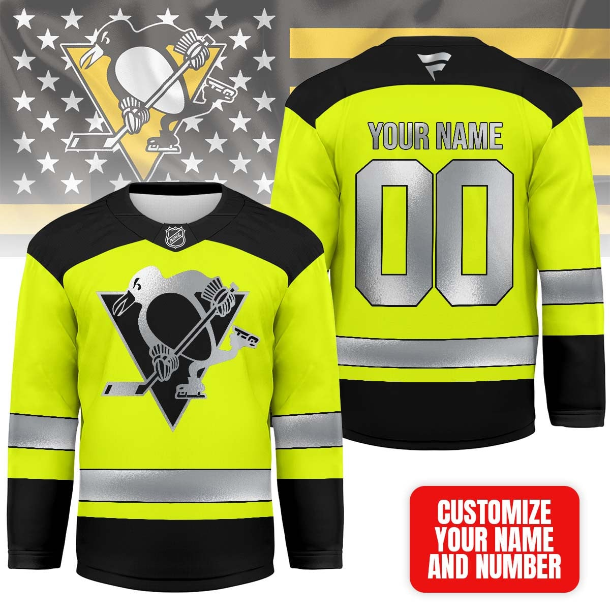 PP Premium NHL Hi-Vis Safety Hockey Jersey DDT CTND