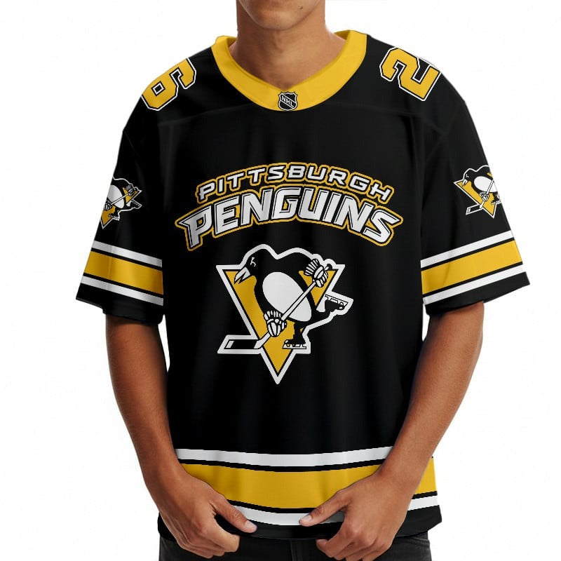 PP x Hockey Ice Short Sleeves Jersey Shirt Custom Any Number Gift DDT TTTZ