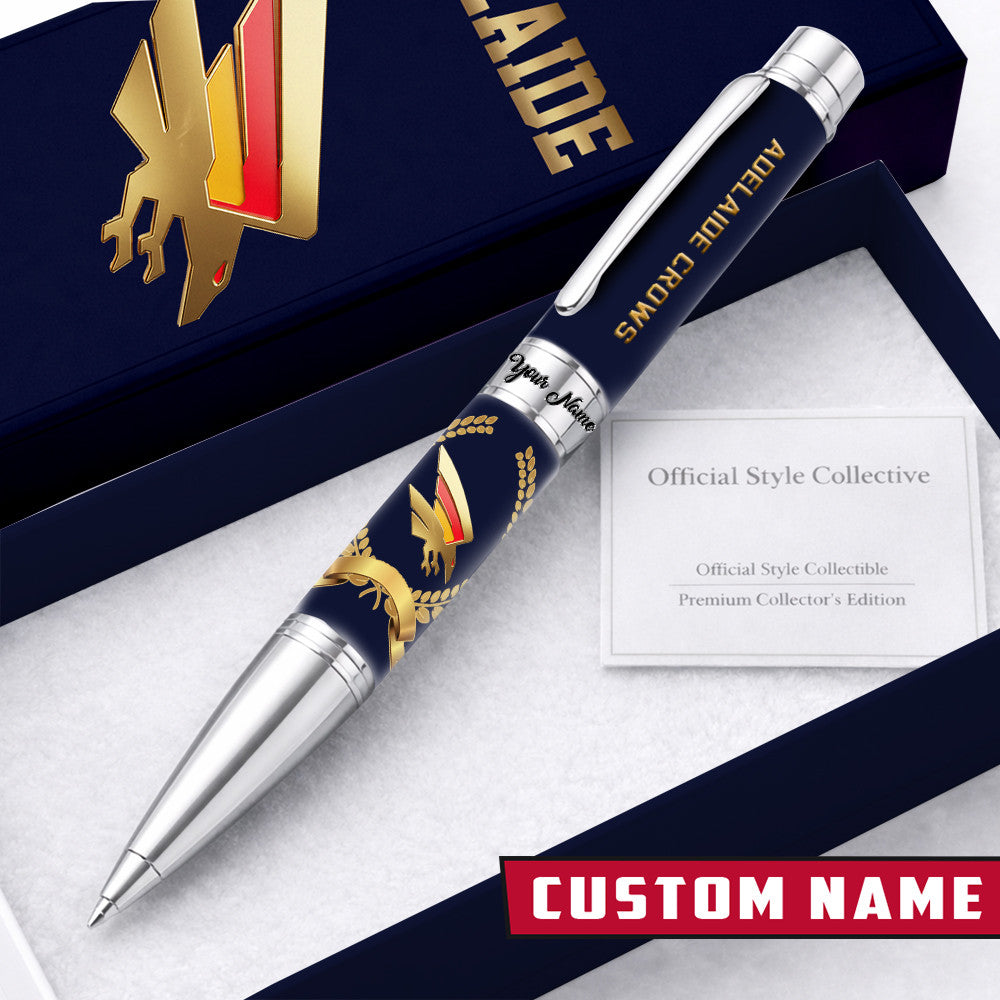 PREMIUM AFL X Adelaide Crows Personalized Commemorative Edition Pen NDT LVH