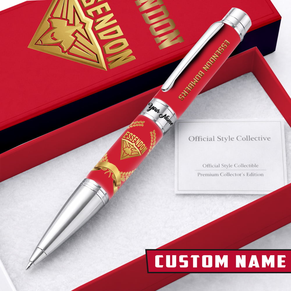 PREMIUM AFL X Essendon Personalized Commemorative Edition Pen NDT LVH
