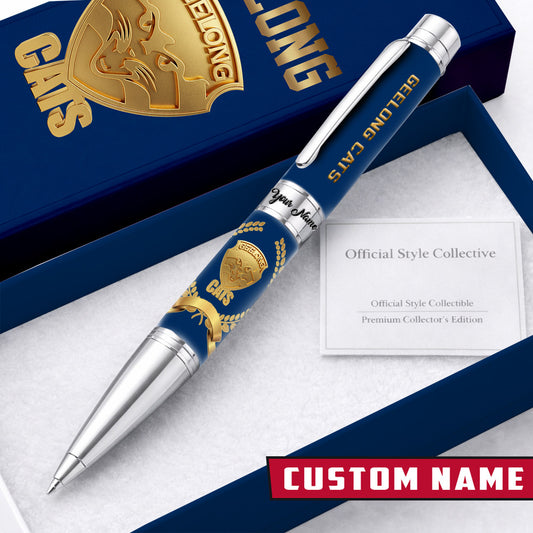 PREMIUM AFL X Geelong Cats Personalized Commemorative Edition Pen NDT LVH