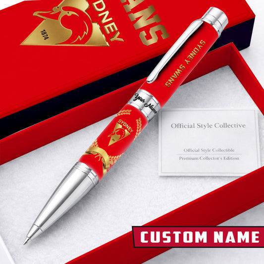 PREMIUM AFL X Sydney Swans Personalized Commemorative Edition Pen NDT LVH