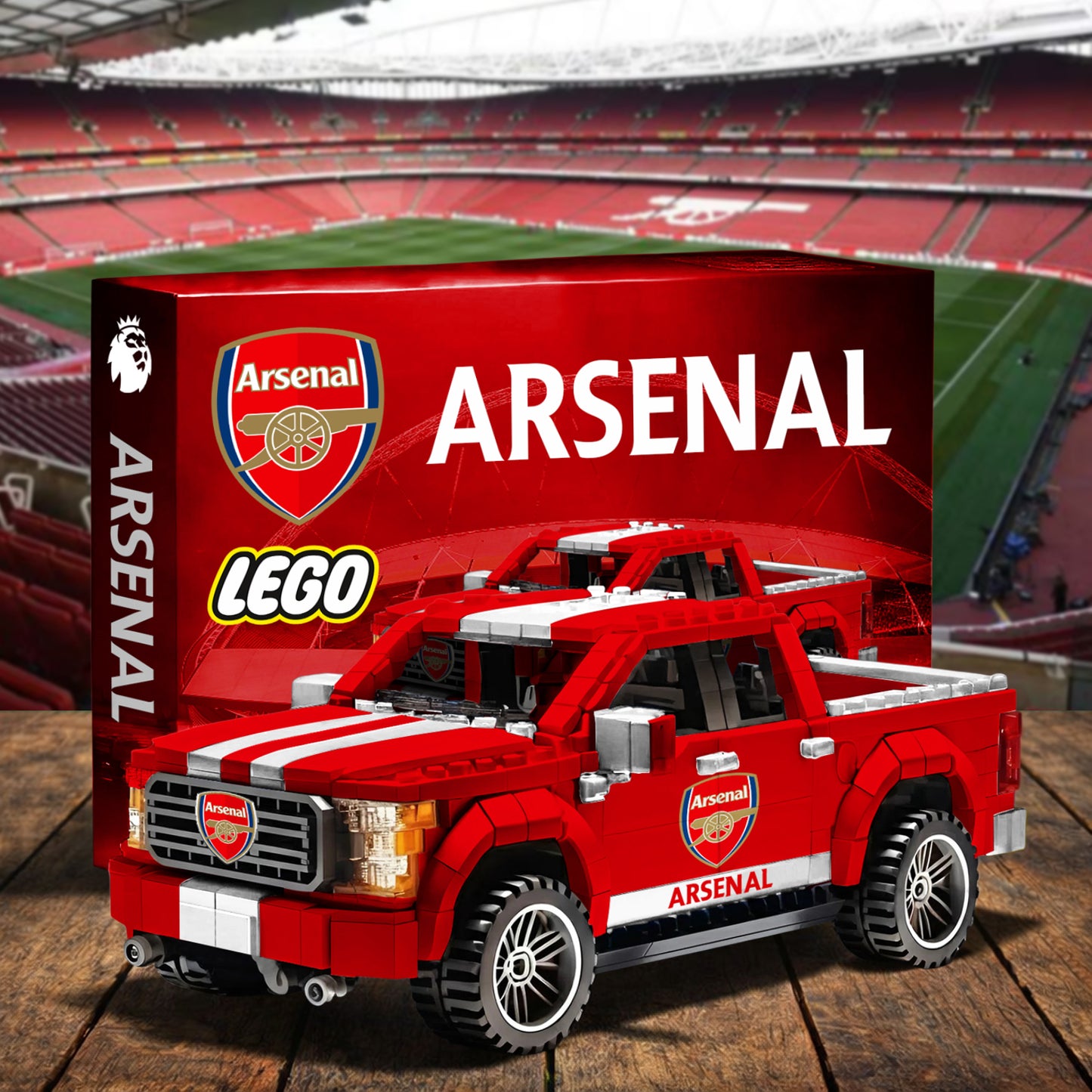 PREMIUM EPL X ARS 3D RACING TRUCK BUILDING BLOCK SET TOY NDT NHM