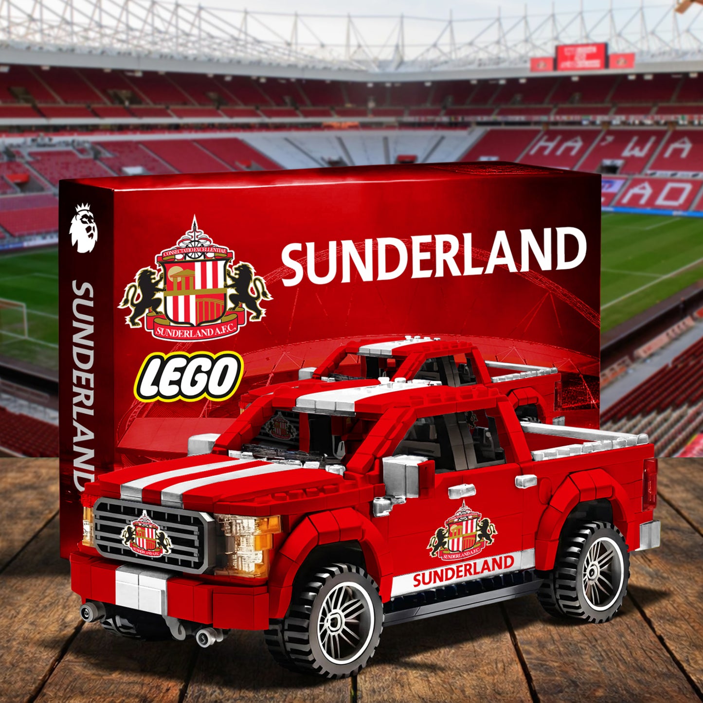 PREMIUM EPL X SUN 3D RACING TRUCK BUILDING BLOCK SET TOY NDT NHM