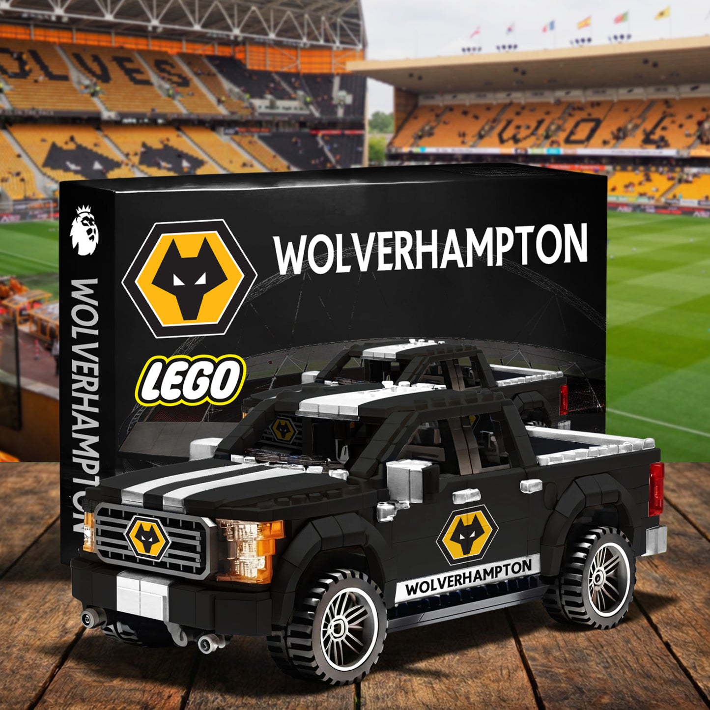 PREMIUM EPL X WOL 3D RACING TRUCK BUILDING BLOCK SET TOY NDT NHM