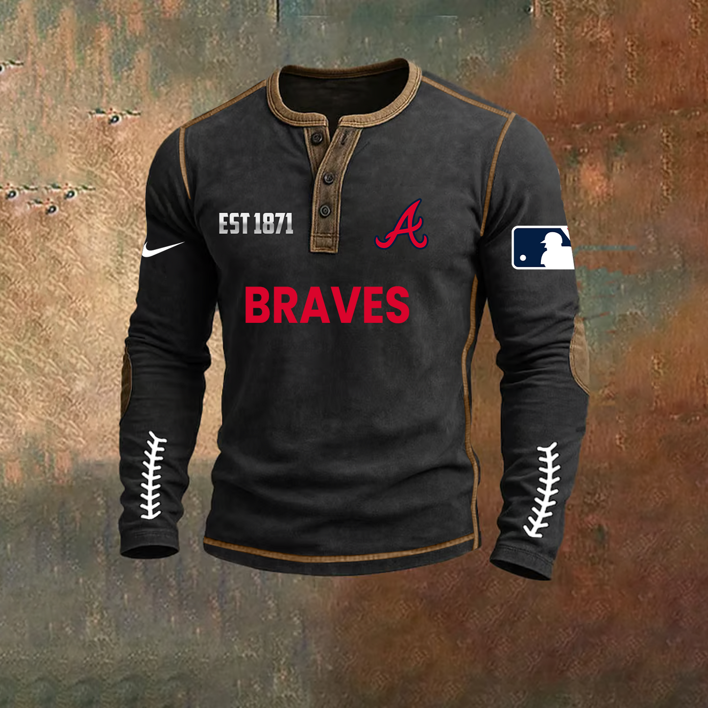 PREMIUM MLB X ATL LONG SLEEVE SHIRT NDT TDT