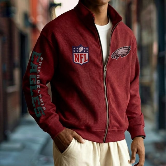 PREMIUM  NFL X PE Zipper Sweatshirt NDT VHM