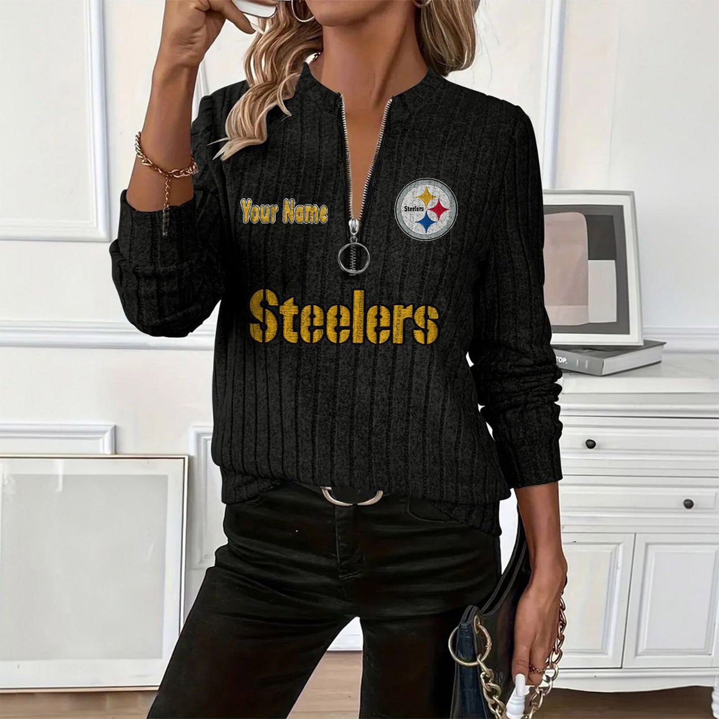 PREMIUM NFL X PS Women's knitted zipper long sleeves NDT LVH