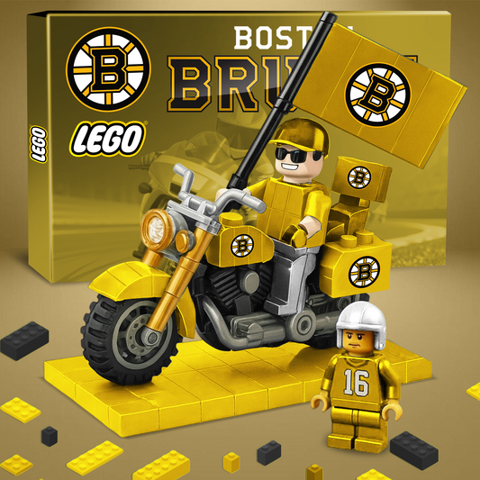 PREMIUM NHL BOS Building Blocks Bike Hooligan Toy Set V1 NAK PTTD