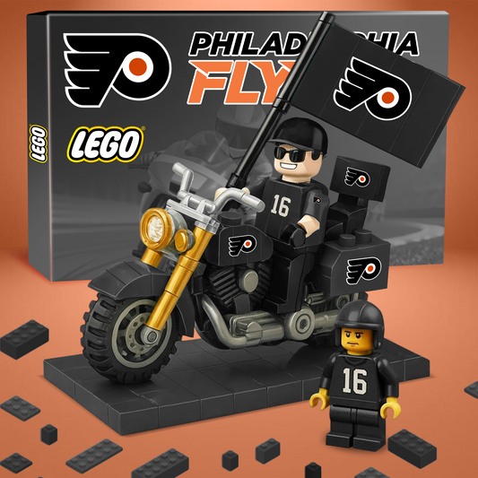 PREMIUM NHL PHI Building Blocks Bike Hooligan Toy Set V1 NAK PTTD