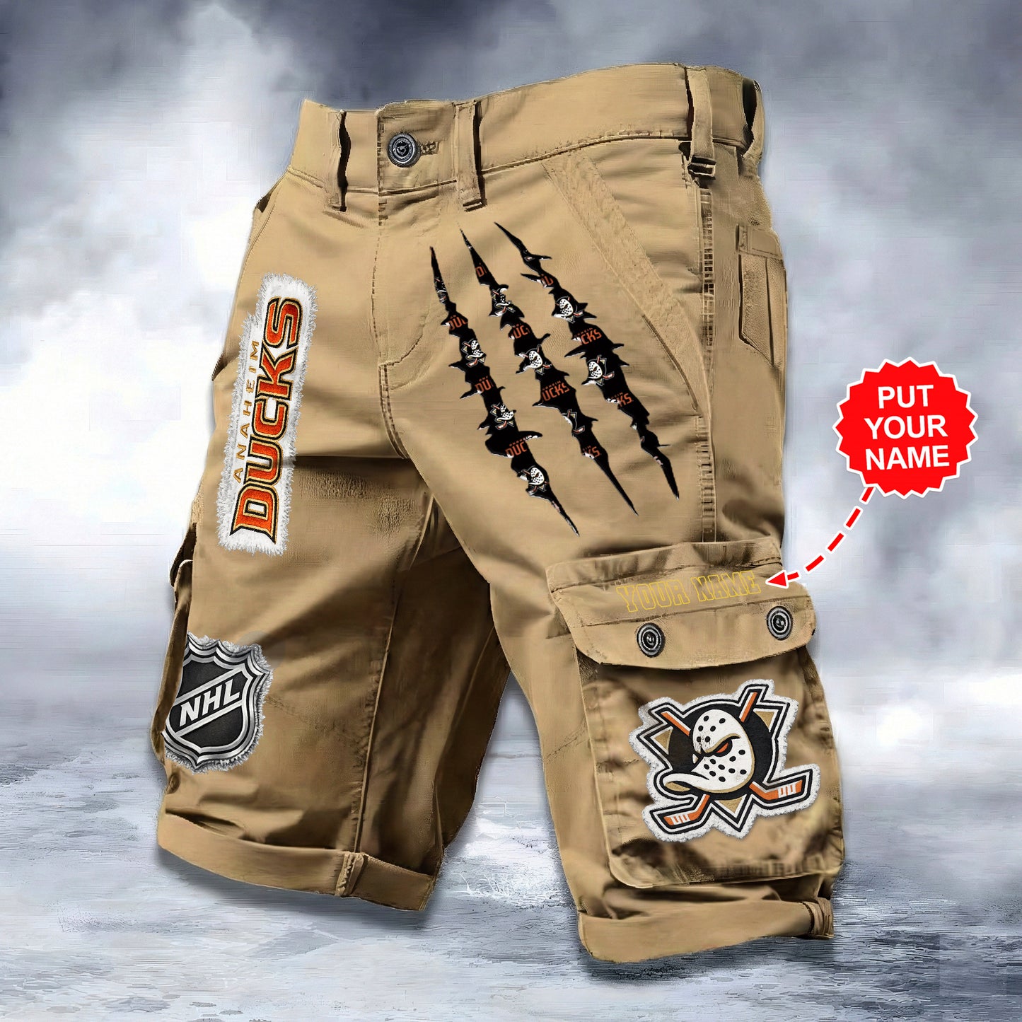 PREMIUM NHL X AD WORKWEAR SHORTS CUSTOME NAME V2 NDT LVH 040226