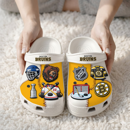 PREMIUM NHL X BB CLOGS WITH CHARMS NDT VHM